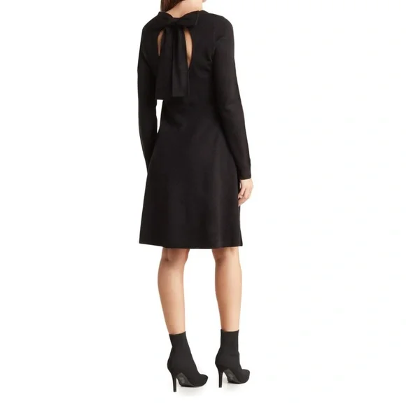 green emerald velvet dress Vince Camuto Women's V-Neck w/Side Slits Sweaterdress Latte Heather X-Small  at Amazon Women's Clothing store main image 0
